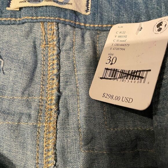 NWT Free People We The free Azale Daisy Patchwork jeans size 30 - Picture 10 of 10